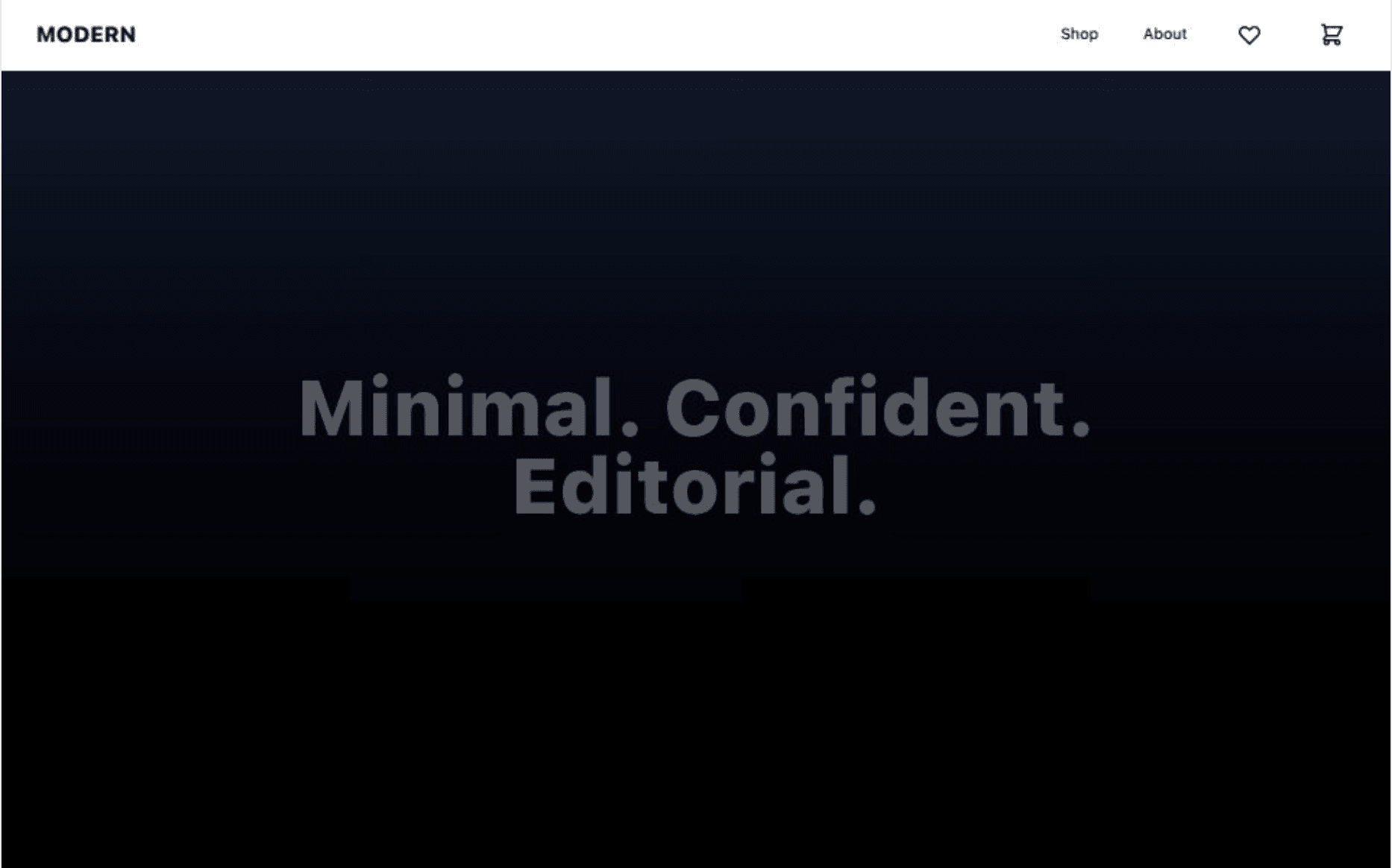 Modern Fashion Store