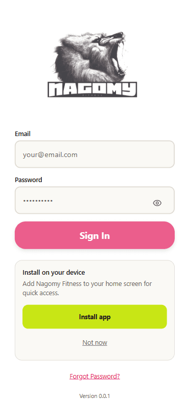 Gym Management System mobile 2