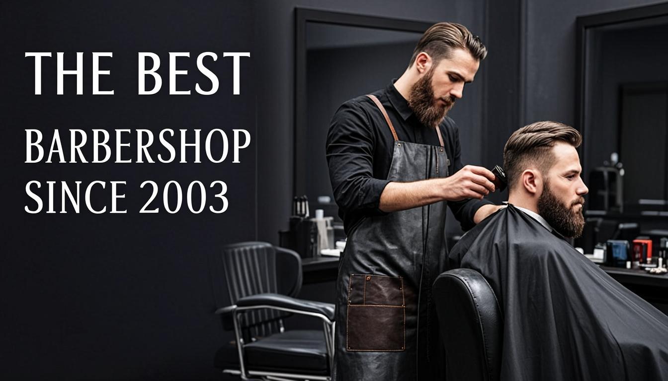 Skilled barber executing precise fade work at Crown & Blade Barbershop