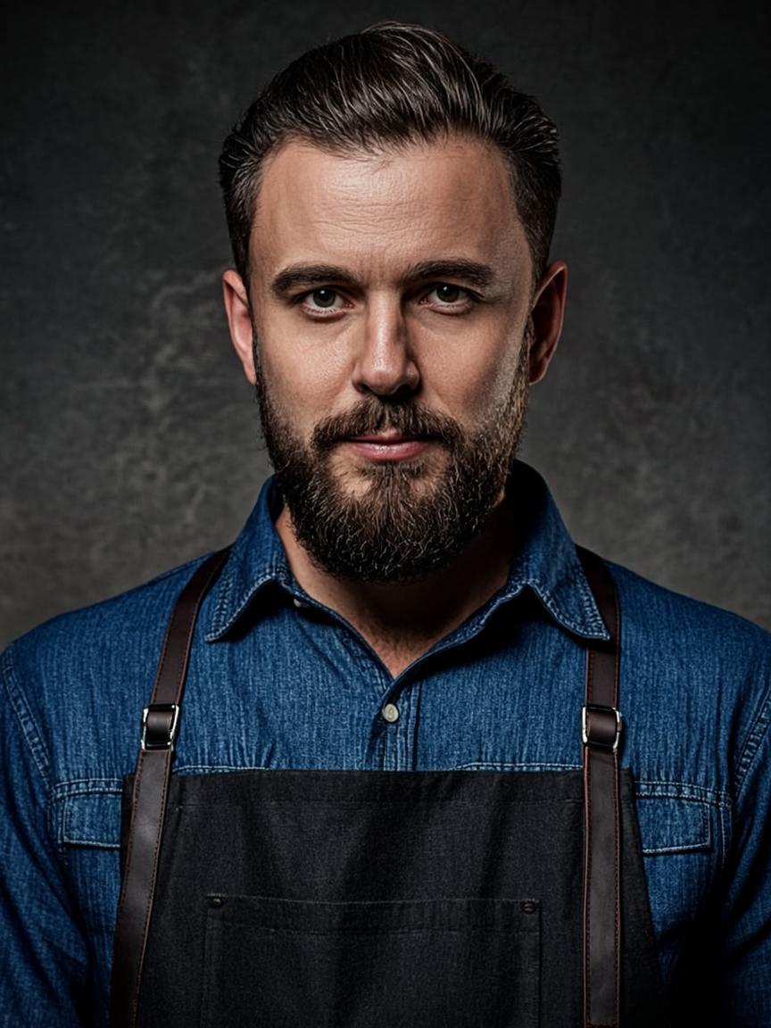 Portrait of James O'Brien, Beard Shaping & Classic Barbering specialist at Crown & Blade Barbershop