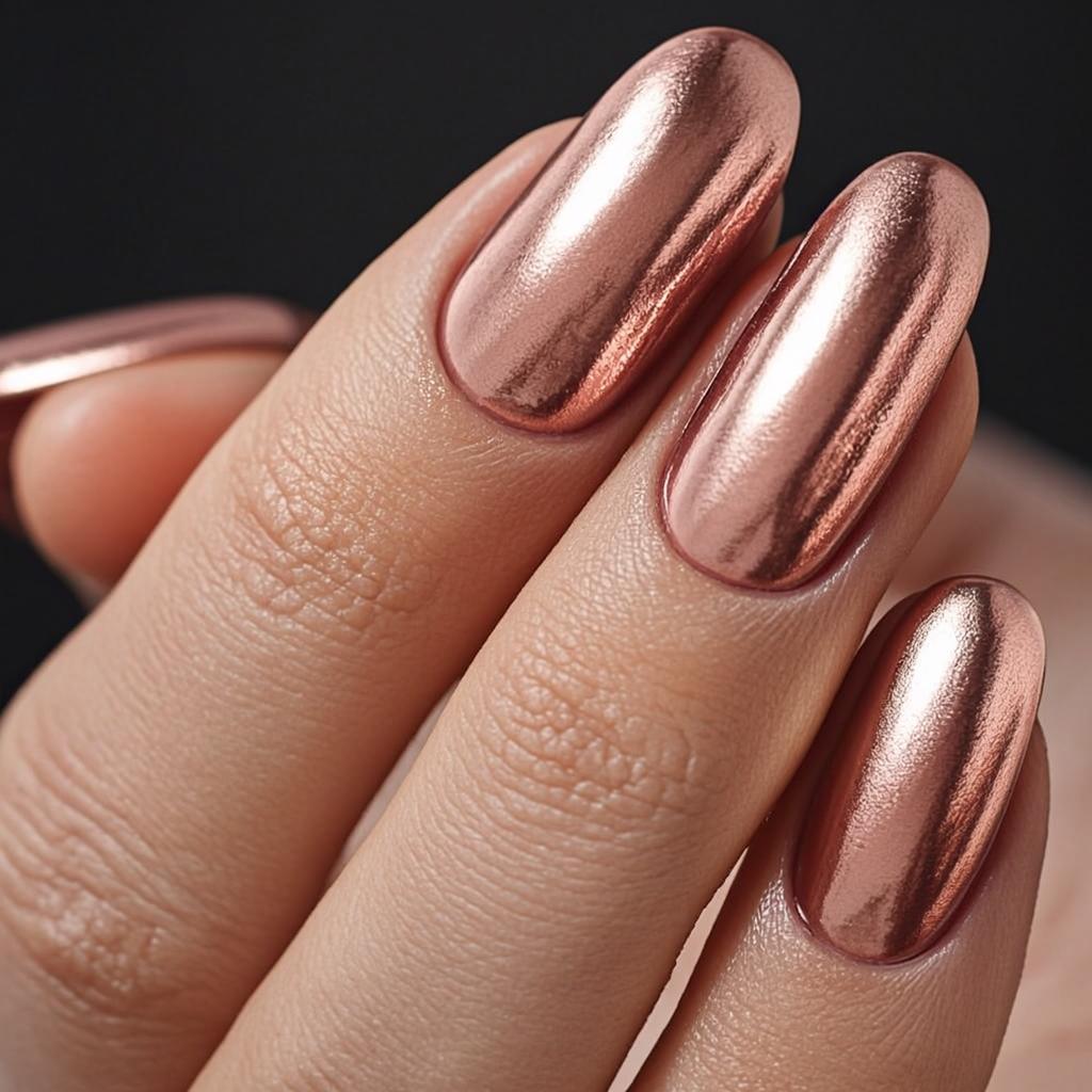 Chrome almond set