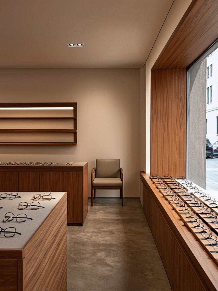 FOCAL Optics refined interior space
