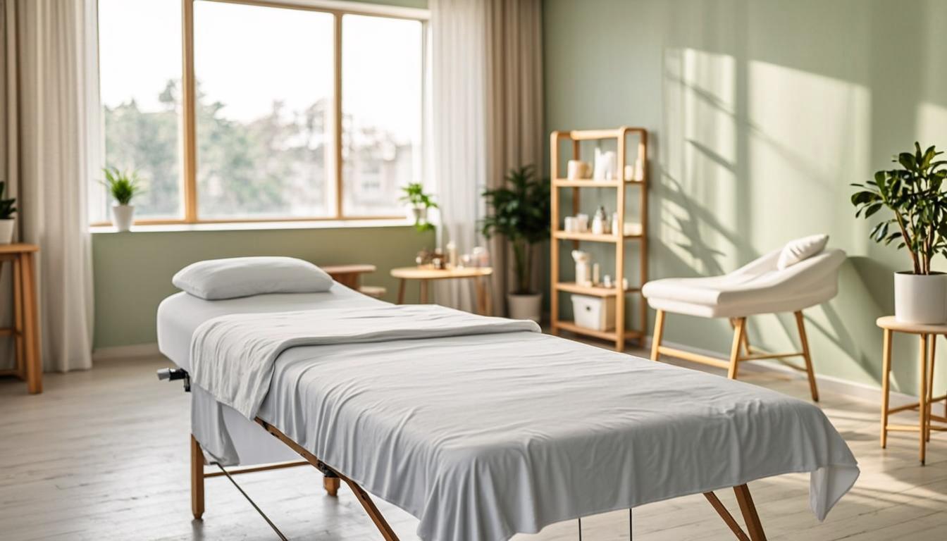 Kinetic Physiotherapy clinic interior - a calm, professional treatment space with natural light