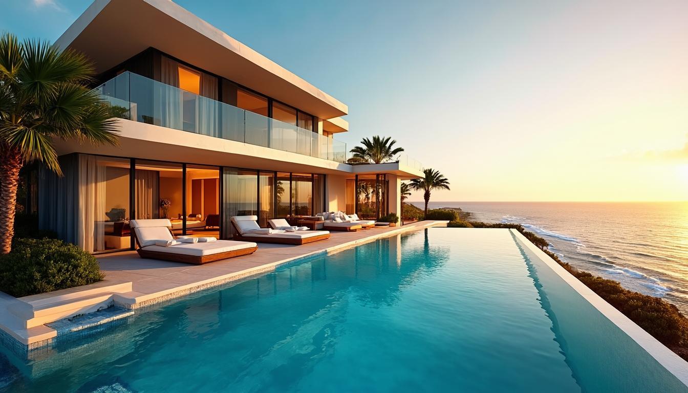 Luxury estate with panoramic views