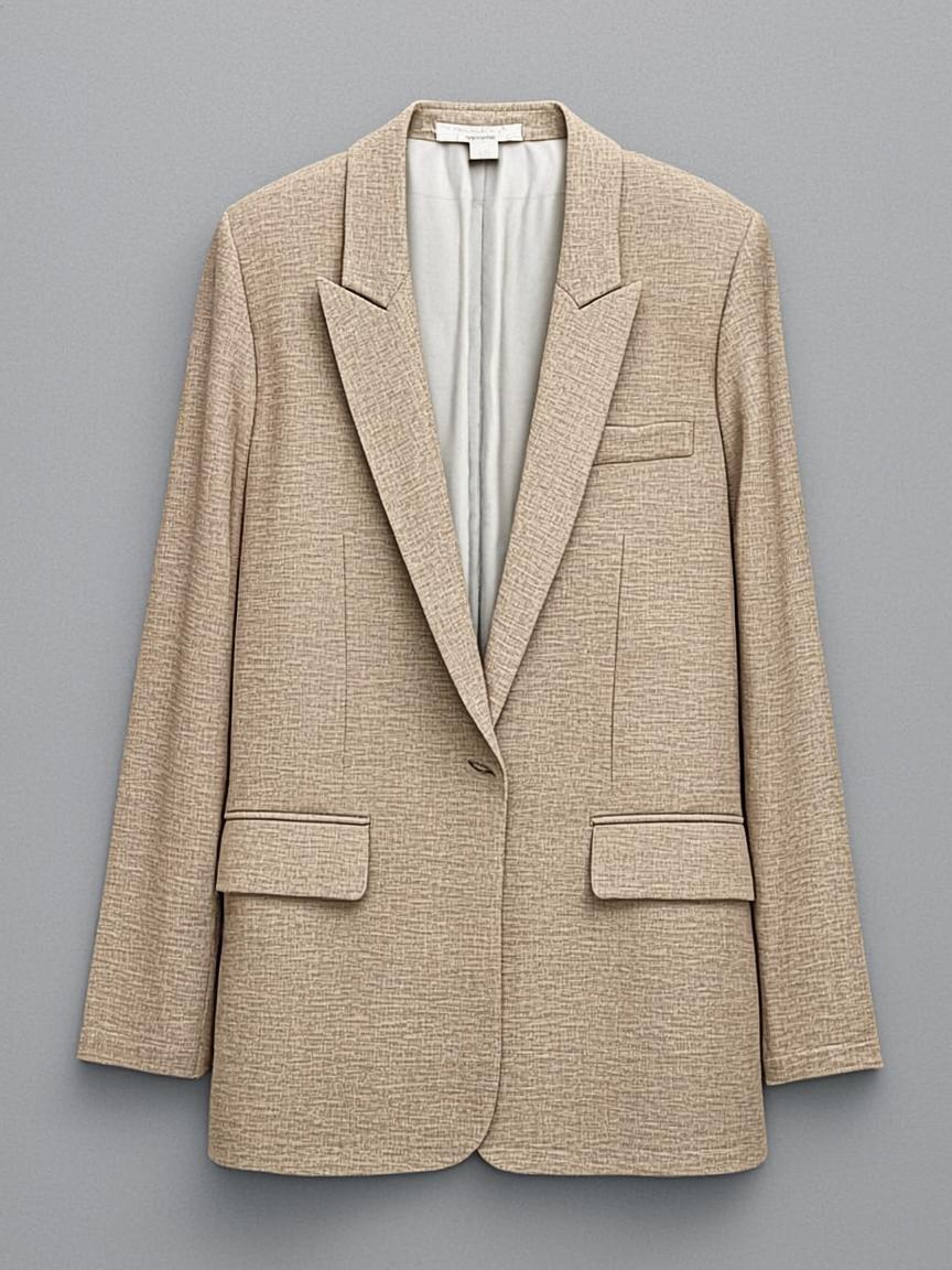 Linen Blazer Beige