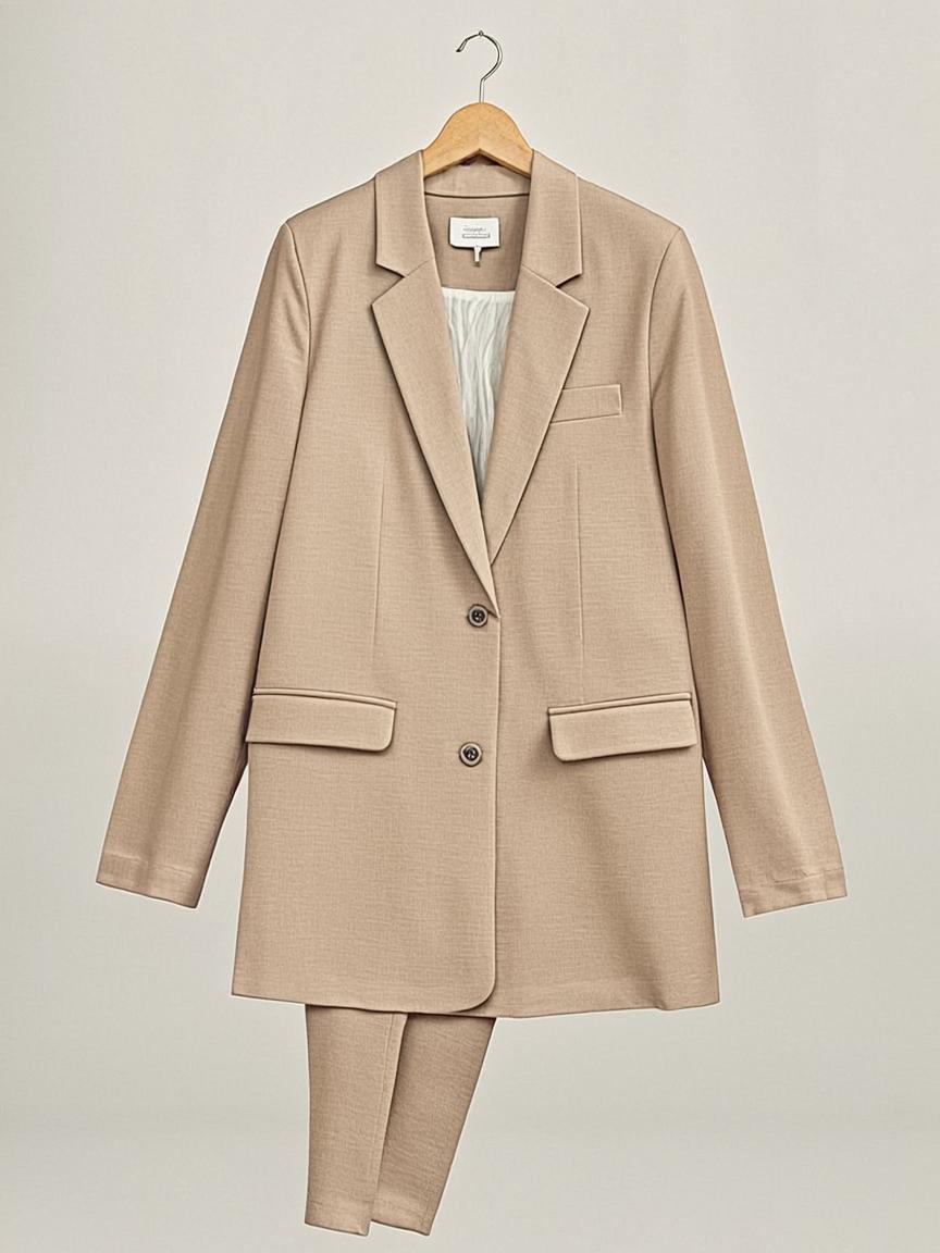 Linen Suit Beige