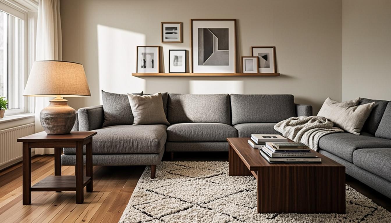 Complete Scandinavian living room set