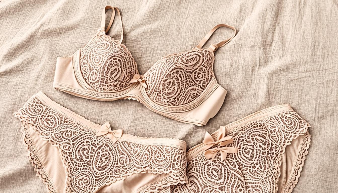 Dusty Rose Lace Set