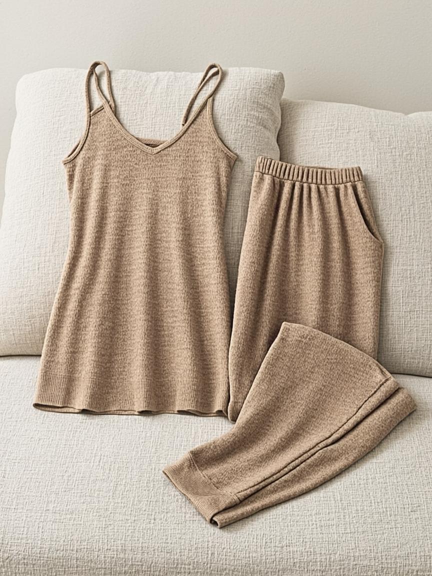 Wide-Leg Lounge Pants